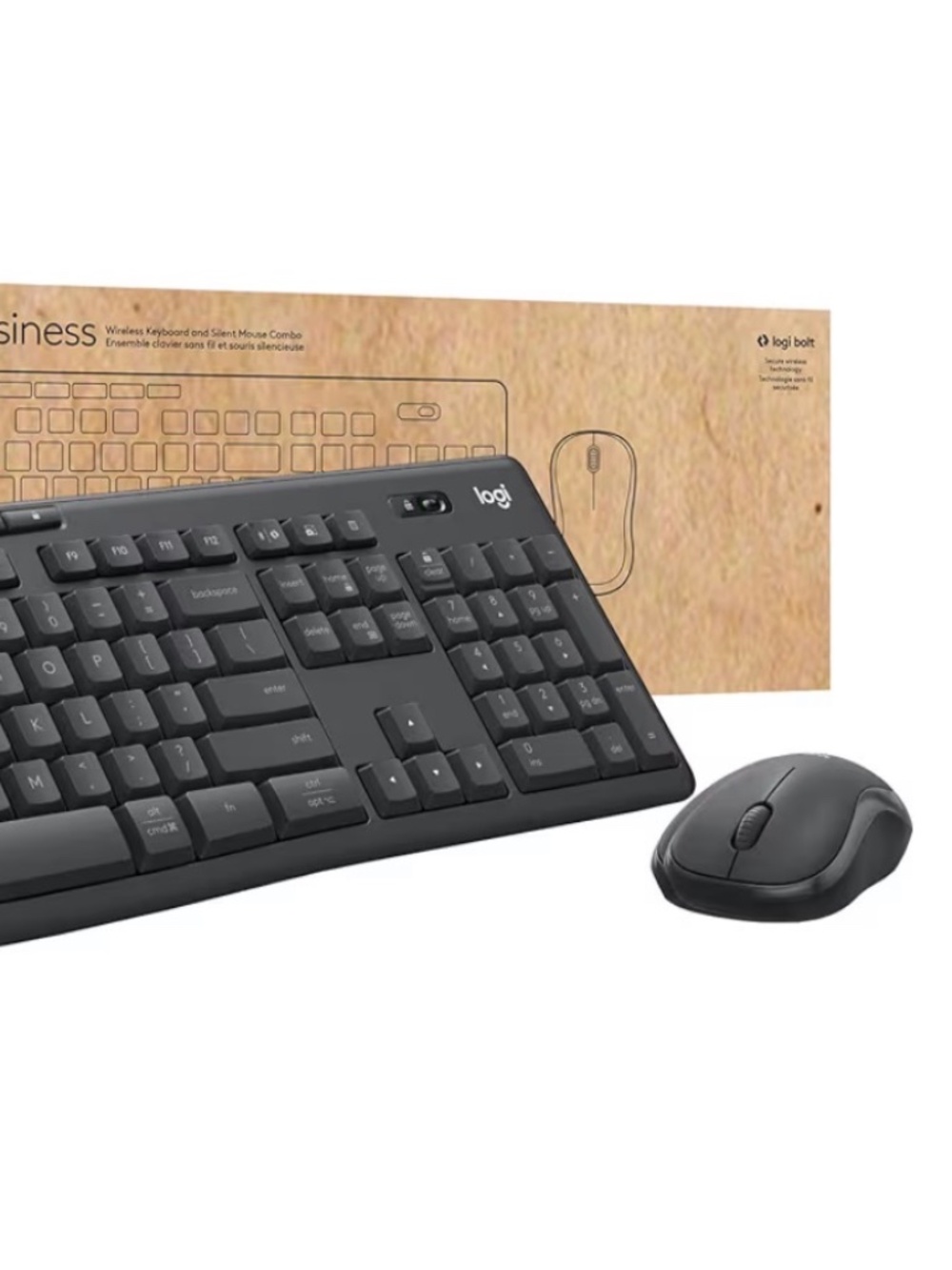 Logitech Combo for Business, Wireless Full-Size Keyboard & Wireless Mouse